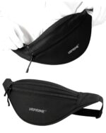 Chest Bag for Men | Crossbody Bags for Men | Lightweight Travel Waist Pouch for Running, Biking, and Everyday Essentials, Black - Image 2