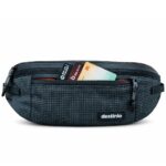 Destinio Waist Bag for Men & Women, Travel Waist Pouch & Fanny Pack with Waterproof Zippers, Back Pocket, Anti-Theft Design, Key Holder, Adjustable Crossbody Strap (Grey Zipper) - Image 2