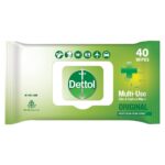 Dettol Germ Protection Wet Wipes for Skin & Surfaces, Original - 40 Count|| Moisture-Lock Lid - Image 2