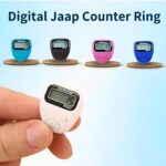 Digital Finger Counter with LCD Display – Portable Mini Tasbeeh Tally Counter, One Size Adjustable Ring, Max Count 99999, Battery Operated(Brown) - Image 2