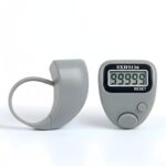 Digital Finger Tally Counter, 5-Digit LCD Display, Ring Design with Reset Button (Pack of 1) (Grey) - Image 2