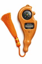 EDNITA Digital Tasbeeh Tally Counter with Qibla Compass | Premium Wood-Look Rosary Counter for Zikr, Prayer & Meditation | Finger Ring Clicker Tally (Multicolor) - Image 2