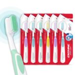 Enshine Advance Clean+ Toothbrush Set (Pack of 6) with Superior Ultra Soft Bristles and Tongue Cleaner | Manual Tooth brush Set for Adults | Multicolor - Image 2