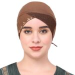 Envius Turban Design Cotton layer Muslim women Under Hijab Cap - Image 2