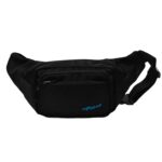 F Gear Miles Guc Black Waist Pouch | Compact Travel Fanny Pack | 1 Compartment & 2 Pockets |Water-Resistant, Lightweight & Durable Waist Bag | Ideal for Travel, Trekking, Cycling & Everyday Essentials - Image 2