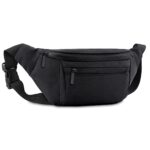 Fanny Pack for Men Women,Crossbody Waist Bag Pack,Belt Bag for Travel Walking Running Hiking Cycling,Easy Carry Any Phone,Wallet, Black, One Size - Image 2