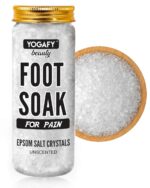 Foot Soak for PAIN RELIEF with Epsom Salt - (300 g) | DETOX SPA | Remove Impurities, Relieve Stress and Improve Sleep | Treat Athletes Foot, Tired and Aching Feet - Pet Jar Pack | - Image 2