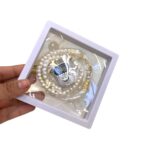 HADIYAH White Pearl Tasbeeh with Digital Tasbeeh Counter – Transparent Combo - Image 2
