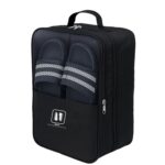 Handcuffs Travel Shoe Bag for Men and Women |Waterproof Footwear Organizer Pouch for Sandals, Slippers & Shoes | Storage |Packing Accessory for Luggage & Suitcases (Black) - Image 2