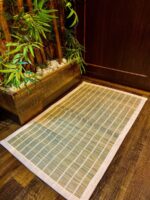Handwoven Natural Darbha Grass Kusha Asana Meditation Mat (24x20) inch - Pooja, Yoga & Prayer Mat | Eco-Friendly, Stylish Home Decor - Image 2
