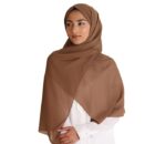 ICW GIRLS GEORGETTE SOLID PLAIN SCARF STOLES SHAWL HIJAB FOR WOMEN 85 X 180 CM - Image 2