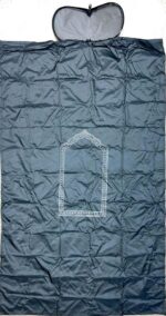 JANNAT Travel Pocket Janamaz Safari Prayer Mat (Black) 70X110 Cm - Image 2