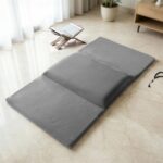 Janamaz/Musallah Namaz Memory Foam Prayer Mat with Thick Cushion for Knees Pain Relief | 3 fold Design | Soft Velvet Fabric with Anti-Skid Base | Sajdah Islamic Prayer Rug | Ramzan Eid Gift - Image 2