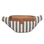 K London Multicolor Canvas Waist Bag for Men & Women | Stylish Travel Fanny Pack with Adjustable Strap | Passport Holder, Belt Pouch for Outdoor, Running, Daily Use | Lightweight Crossbody Bag - Image 2