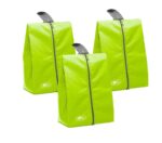 Lify Shoe Storage Organizer Bags Set, Water-Resistant Nylon Fabric with Sturdy Zipper for Traveling (Florescent Green- 3Piece) - Image 2