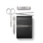 MANSCAPED Shears 2.0 Tempered Stainless Steel Men's Nail Kit, Fingernail Clippers, Safety Scissors, Tweezers and Nail File, Travel Manicure Pedicure Set, 4-Piece Luxury Grooming Kit with Compact Case - Image 2