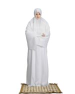 Mehar Hijab's Namazi Prayer Dress 100%Viscos Feel Good Fabric White - Image 2