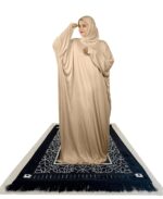 Mehar Namazi Muslim Prayer Dress for Women |Modest Islamic Namaz Dress with Hijab | Soft Strechable Fabric Islamic Zahra Namaz Outfit - Image 2