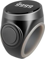 NEW EDITION 2026 Intelligent Digital Prayer Zikr Ring, Tasbih, Type C Charging, 18,20 & 22mm size, Black (3 in 1) - Image 2