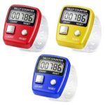 Naam Jap & Tasbih Digital Tally Counter | Electronic Tally Counter for Mantra, Zikr, Meditation & Prayer | Finger Ring Chant Device (Pack of 3) (Random Colour) - Image 2