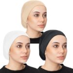 PAROPKAR Women Hijab Undercap Hijab Scarf For Muslim Women Under Scarf Hijab Cap Solid Colour Hijab Tube Unisex Stretch Dreadlocks Tube Neck Gaiter & Neck Warmern Bandana - Image 2