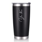 Personalised Tumbler,Thermos Flasks, 600 ml, 304 Stainless Steel Travel Mug, Insulated Vacuum Thermal Mug, Leak-Proof Diwali Item Travel Mug with Lid for Coffee - Image 2