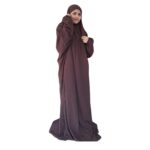 Prayer Maxi Dress for Muslims Islamic Prayer Maxi Dress for Muslim Women - A Symbol of Faith, Modesty (Brown) - Image 2