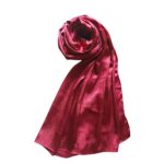 Premium Muna Satin Scarf | Hijab | Soft, Shiny & Stylish | 200 cm x 70 cm | Elegant Choice for All Occasions – Parties, Weddings & Festivals - Image 2