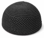 Pure Handmade Cotton Muslim Prayer Cap for Men, Topi Cap for Muslim Namaz, Islamic Prayer Caps for Muslims, Turkish Stylish Sufi Knitting Cotton Cap Black (Pack of 1) Free Size - Image 2