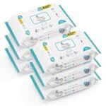R for Rabbit Feather 468 Baby Wet Wipes for new born Combo Pack of 6 - Image 2
