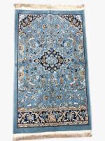 Riyaz-ul-Jannah Soft Velvet Prayer Mat | Thick Islamic Janamaz | Comfortable Sajjadah for Namaz & Daily Prayer | Premium Muslim Prayer Rug for Men, Women & Kids (Green) - Image 2