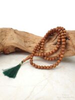 Sandalwood Islamic Rosary Tasbih 100 Beads (99+1) Tasbih, Islamic Tasbih, Sandalwood (Chandan) Fragnent Tasbeeh, Allah Mohammad Prayer Beads Mala (10MM) - Image 2