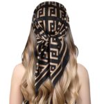 Silk Satin Scarf for Women Stylish - Fashion Bandanas, Head Wrap Shawl Square Neck Hijab, Lightweight Hair Scarves for Office Travel Wear - Image 2