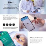 Smart Digital Tasbih Finger Ring with App Control – Rotating LED Screen, Adjustable Size Worship Ring for Zikr, Dhikr, Meditation & Daily Islamic Prayers Rechargeable Counter - Image 2