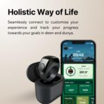 Smart Ring,Smart tasbih ring,Muslim Prayer,Counter,Prayer timing reminder,OLED display,IPX67 Waterproof,Includes a charging compartment,3 interchangeable rings (Green) - Image 2