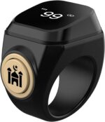 Smart Tasbih Zikr Ring, Muslim Prayer Tasbih Counter,Wearable Technology Ring,OLED Display,USB Rechargeable with Muslim Time APP (22mm) - Image 2