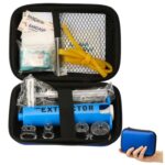 Snake Bite Kit, Bee Sting Kit, Emergency First Aid Supplies, Venom Extractor Suction Pump, Bite and Sting First Aid for Hiking, Backpacking and Camping. Includes Bonus CPR face Shield (Blue) - Image 2