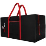 Storite Extra Large Moisture Proof 236 L Heavy Duty 1680 Denier Nylon Multi-Purpose Toys Storage Bag/Stationery Paper/Blankets/Clothes Storage Bag (Red Black, 113x39.5x53 cm) - Image 2