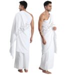 Terry Weave Ihram for Men – 100% Pure Cotton Loops and Base, Plush, Highly Absorbent – Hajj & Umrah - Image 2