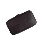 Travel Grooming Kit – Compact Nail Care Set for Hajj & Umrah | Includes Scissors, Nail Clippers, Tweezers, Nail File & Ear Cleaner | Travel-Friendly Leather Pouch - Image 2