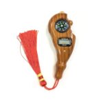 Treasure Tree Digital Tasbeeh Counter with Qibla Compass & Rotating Prayer Beads | Portable Finger Counter with Tassel for Zikr, Chanting, Japa & Meditation – Multicolor - Image 2
