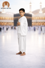 now ffor this Cooltex Ihram for Kids (Ages 9–12 Years) – Breathable Cooling Fabric, Lightweight, Sweat Absorbent, Quick Dry – Hajj & Umrah - Image 2