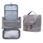 VAODO Travel-Makeup-Bag, Grey - Image 2