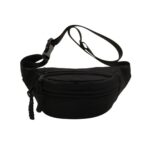 Waist Bag for Men Women | Cross Body Fanny Pack Sling Bag for Hiking, Travel, Camping, Outdoor Sports, Cycling | Money Belt with Adjustable Strap (Black) - Image 2