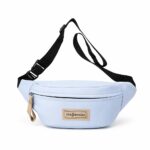 Waist Bag for Men Women | Cross Body Fanny Pack Sling Bag for Hiking, Travel, Camping, Outdoor Sports, Cycling | Money Belt with Adjustable Strap (Blue) - Image 2