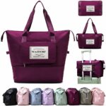 Wazdorf Nylon 41 Liter Expandable Travel Bags for Women, Duffle Bags for Women Luggage, Foldable Vanity Traveling Bag, Waterproof Hand Bag for Ladies Personal Items - Image 2