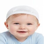 ZOAS Namaz Cap for Kids (Children) 100% Cotton Prayer Cap for Children, White, Soft and Lightweight, Suitable Baby of 6 Months to 15 Years - Image 2