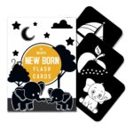 high Contrast Flash Cards for New Born Children -Educational Black & White 24 Objects | Visual Stimulation and Sensory Development for Infants | Montessori Sensory Card (Flash Card) - Image 2