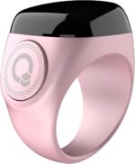 iQIBLA Smart Tasbih Zikr Ring, Muslim Prayer, Prayer timing reminder, OLED display, Tasbih Counter, Smart Ring, Wearable Technology, Waterproof (Pink, 20mm) - Image 2