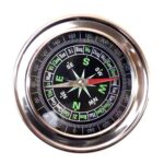 kreni Directional Magnetic Compass Stainless Steel Multifunctional Classic Design 75mm for Hiking Camping Outdoor Equipment Teaching Supplies 7.5X 7.5X1.2 Cm - Image 2